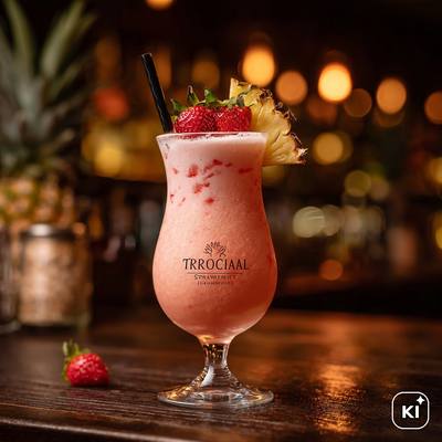 Tropical Strawberry Cocktail