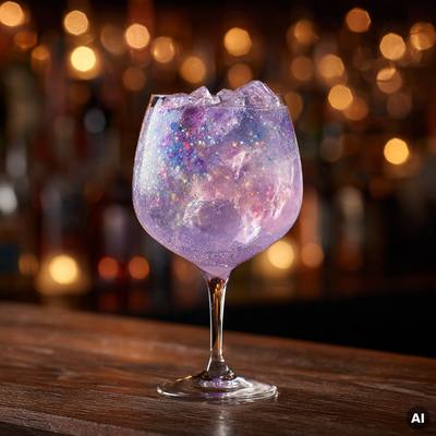 Unicorn Sparkle Cocktail