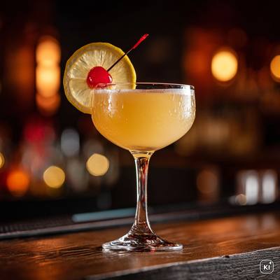 Whiskey Sour Irish Style Cocktail