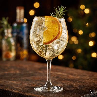 White Glühwein Spritz Cocktail