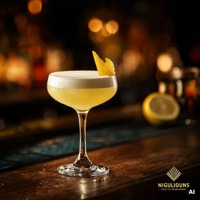 Yuzu Sour Cocktail