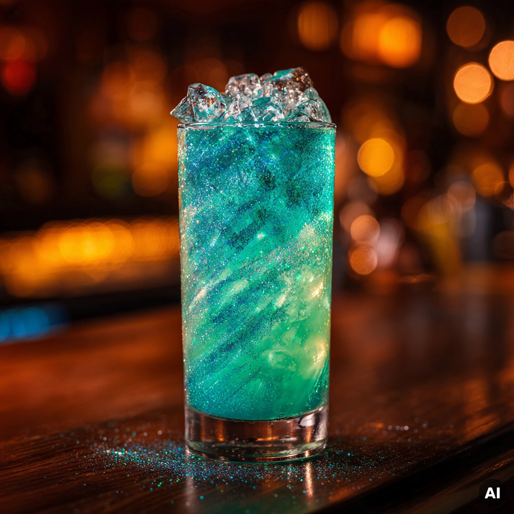 Tropical Türkis Cocktail Rezept