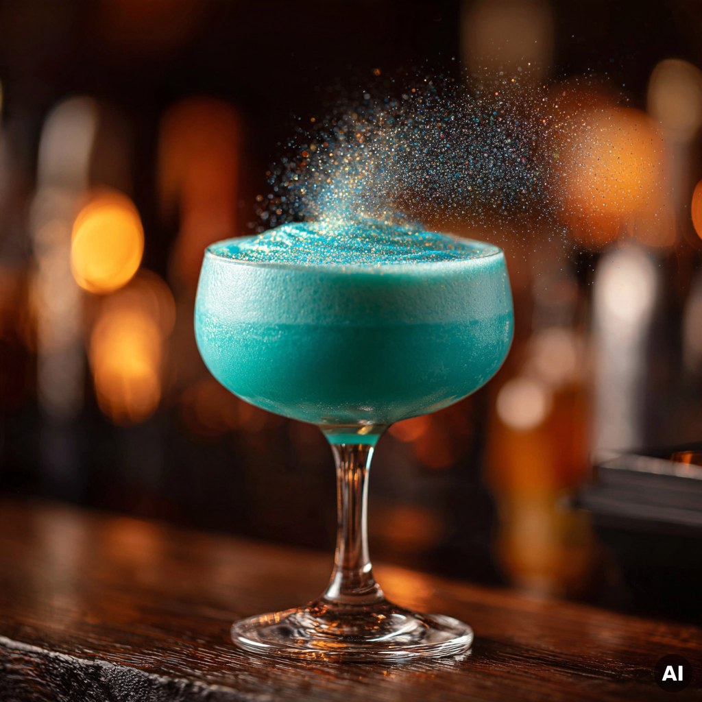 Turquoise Colada Cocktail Rezept