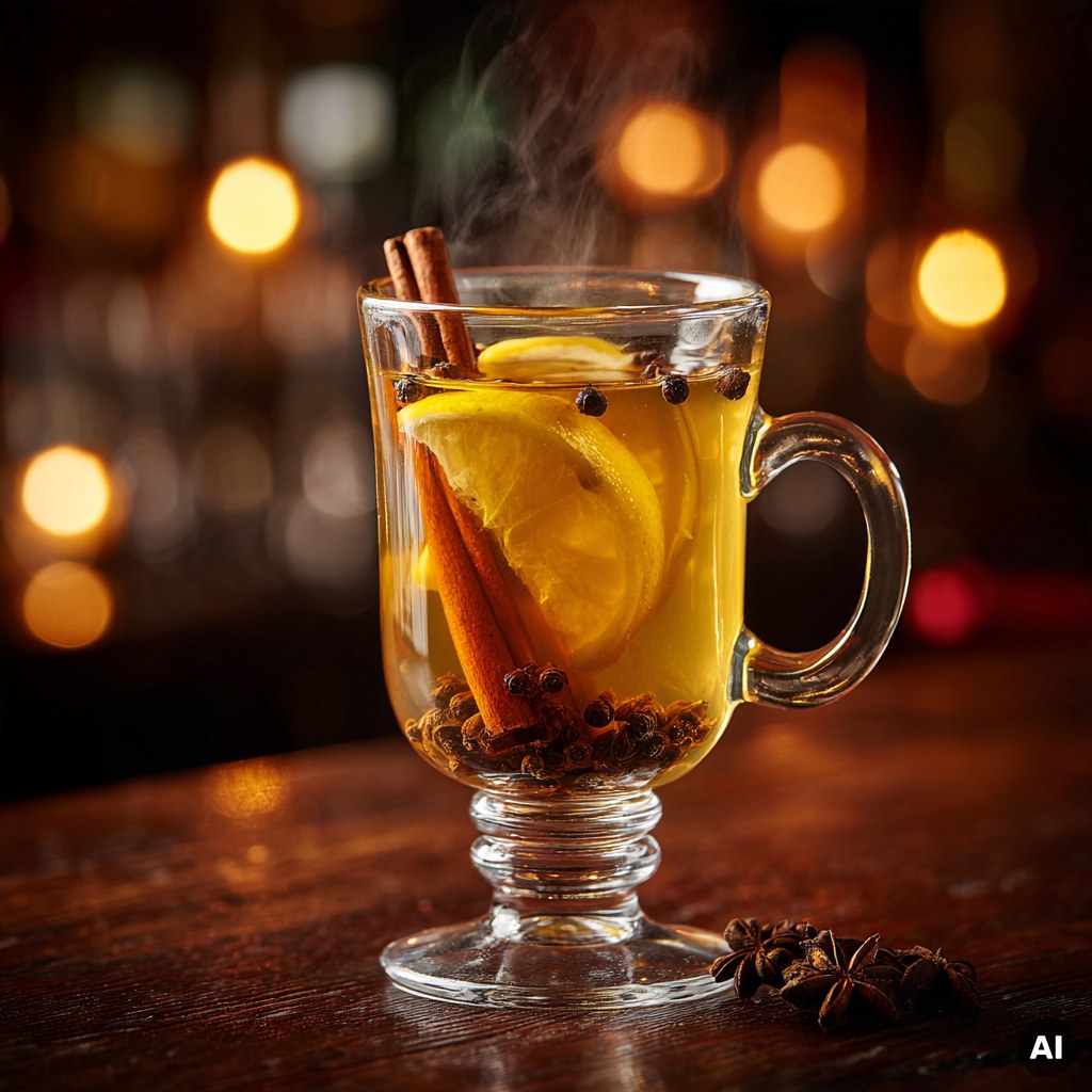 Umeshu und Yuzu Hot Toddy Cocktail Rezept