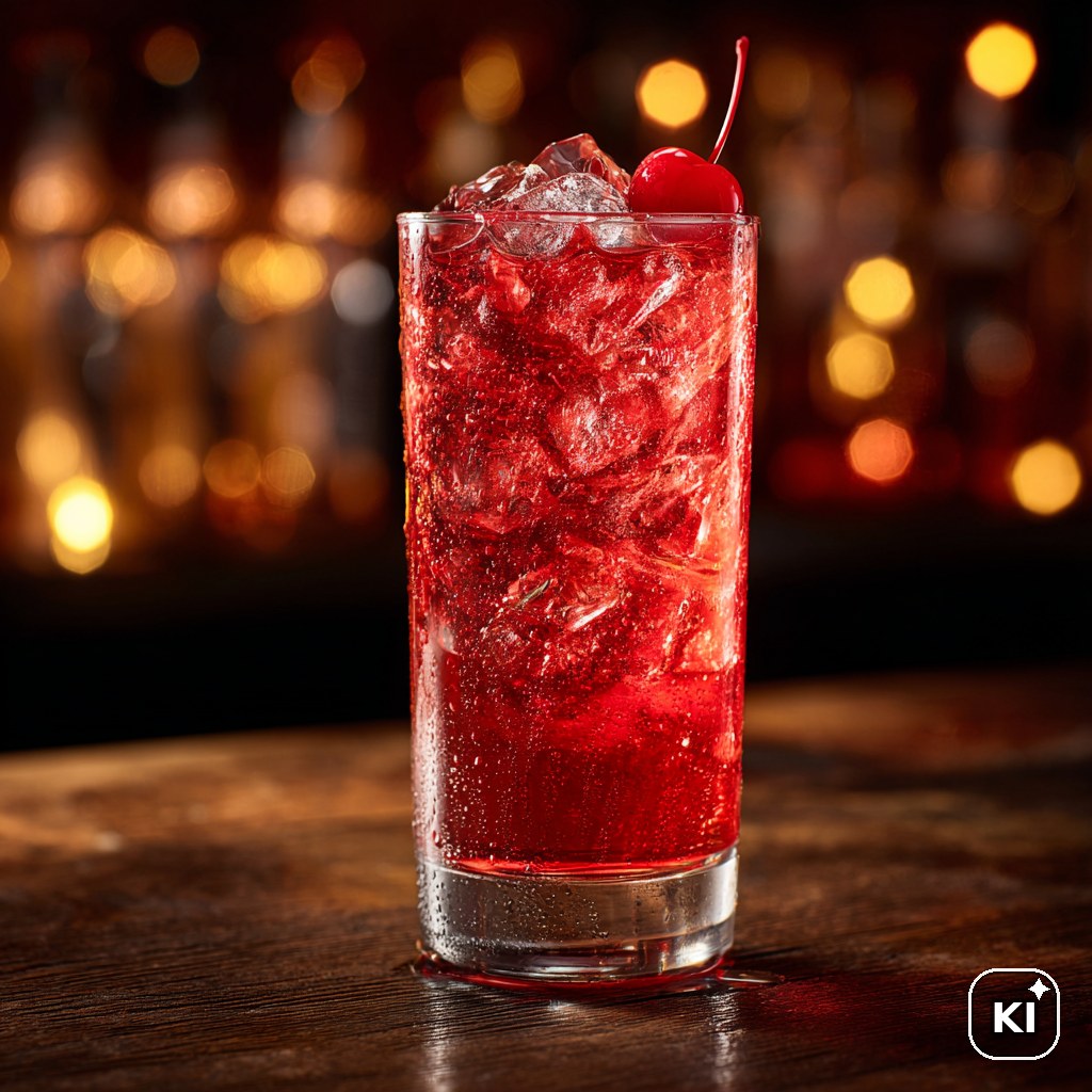 Vitamin Kirsch Highball Cocktail Rezept