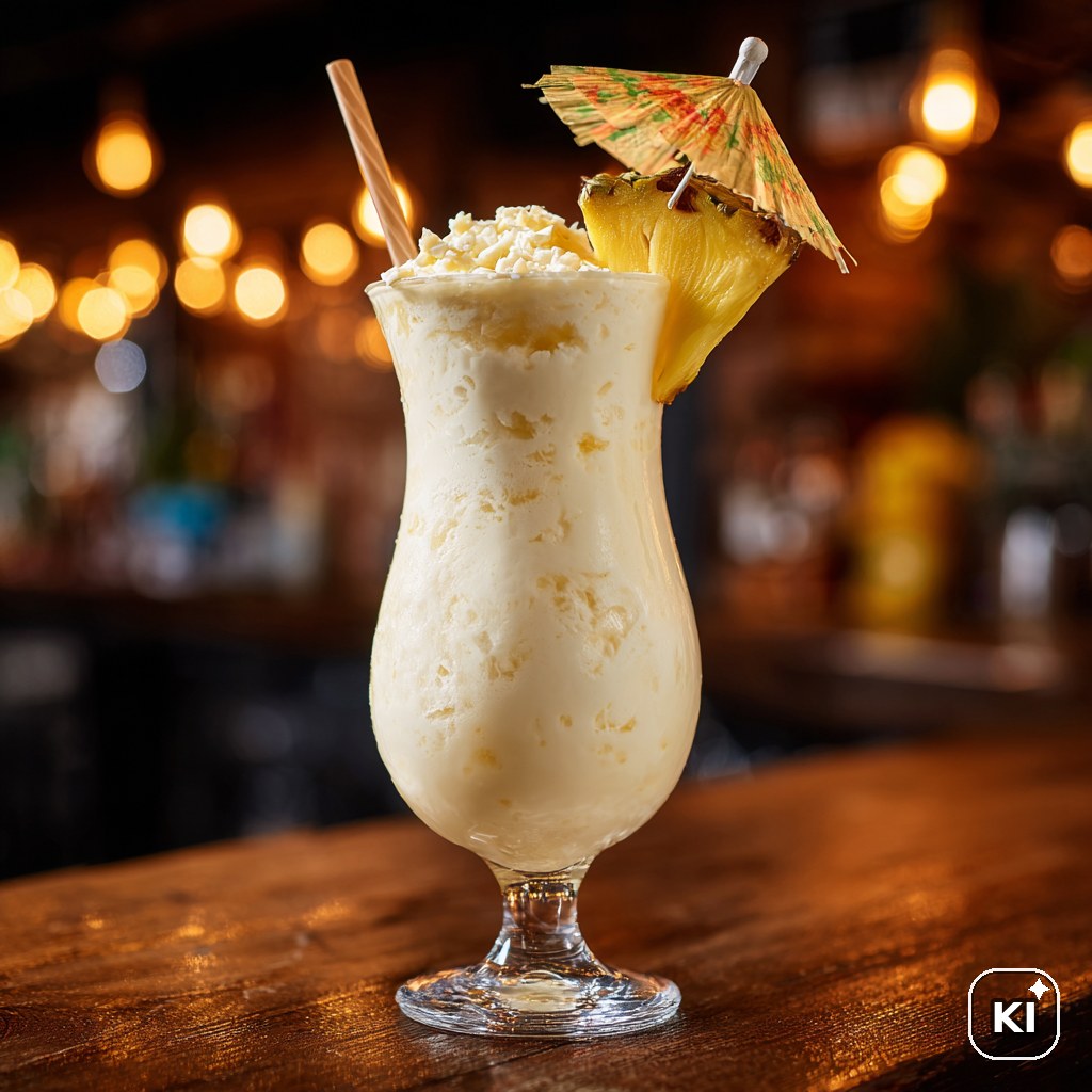 White Choco Colada Cocktail Rezept