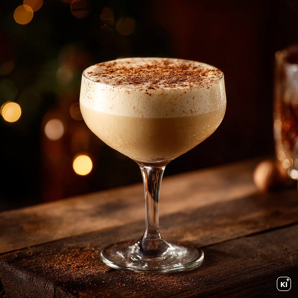 Winter-Haselnuss-Flip Cocktail Rezept
