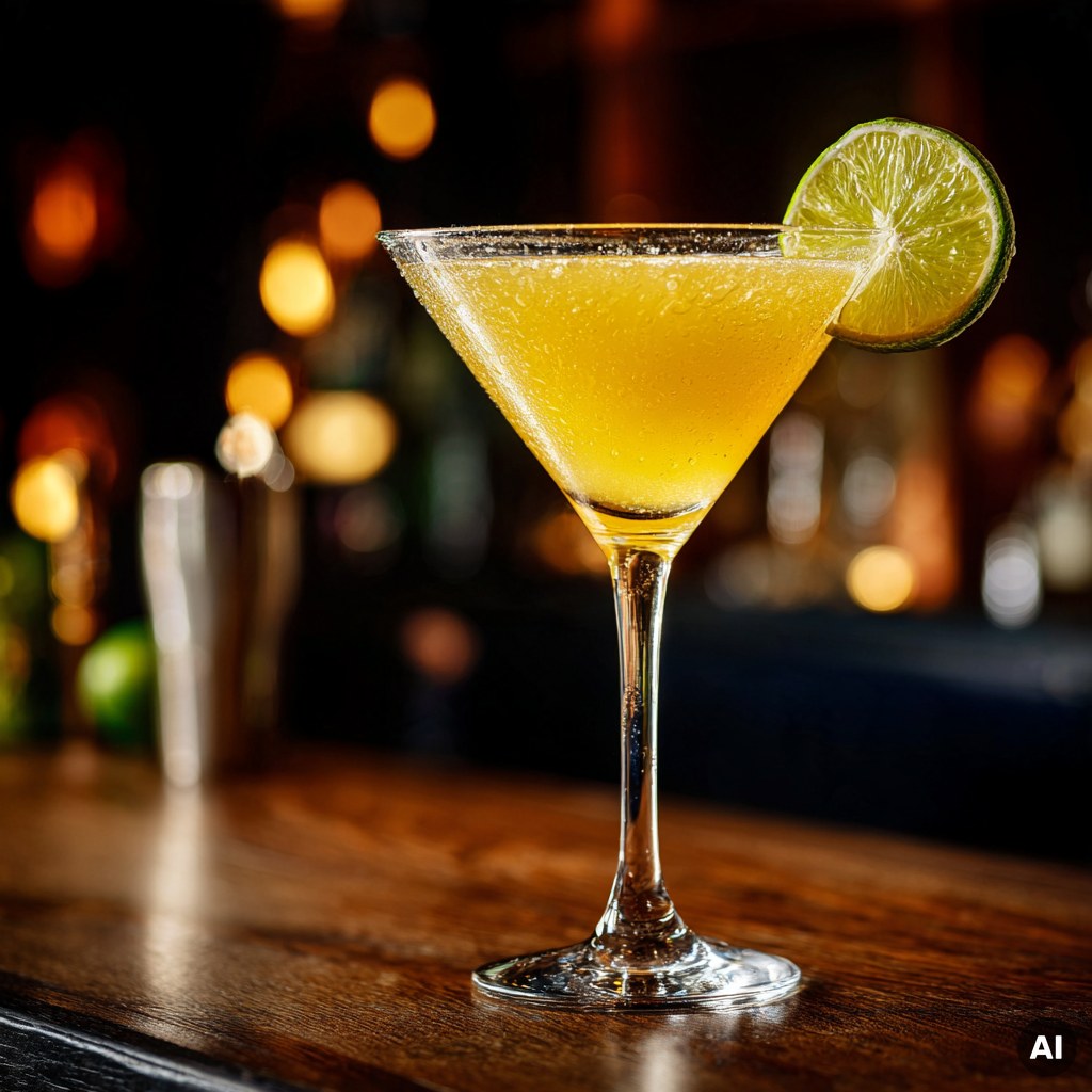 Yellow Bird Martini Cocktail Rezept