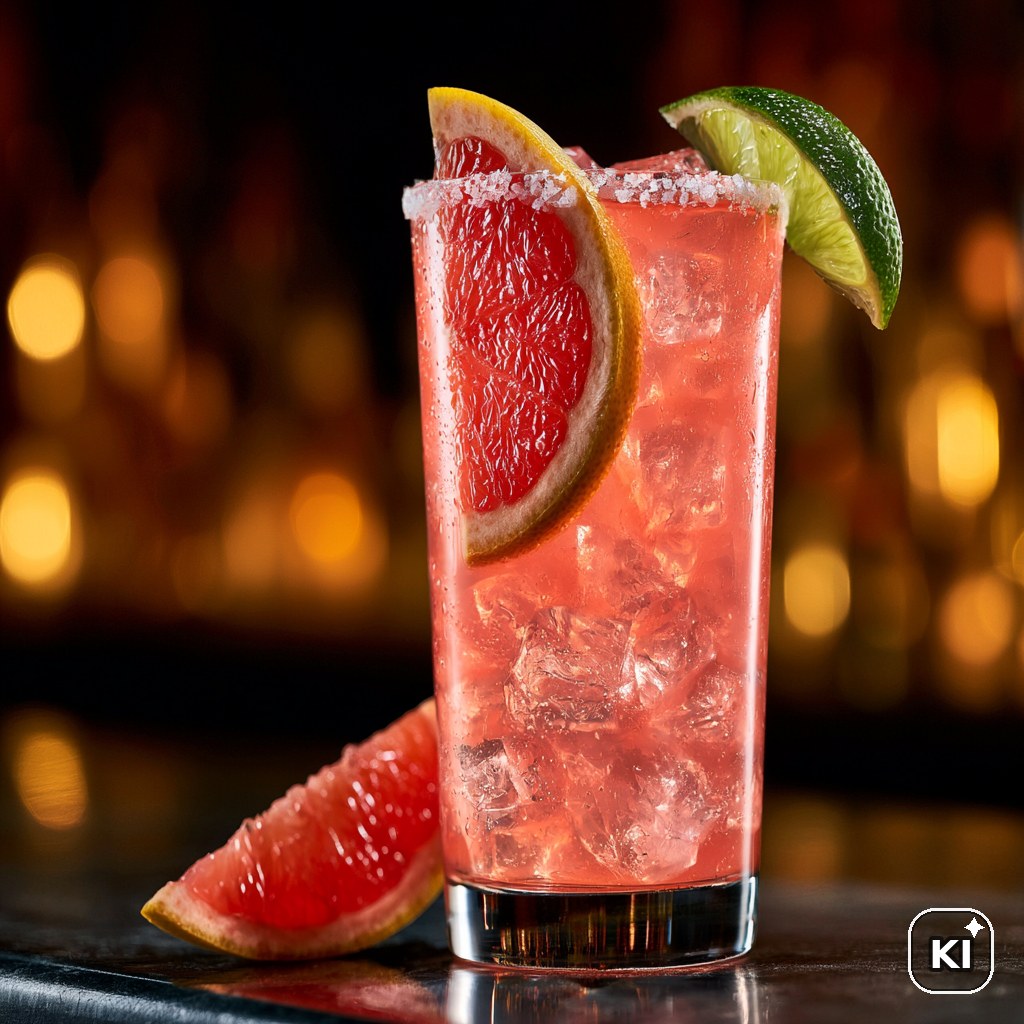Rosige Grapefruit-Glut