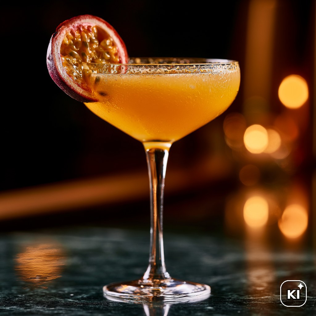 Goldene Maracuja-Verführung